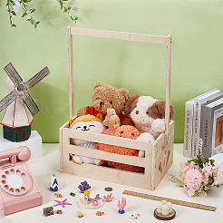 Прямоугольные деревянные ящики для детского душа&nbsp;ODIS-WH0025-282