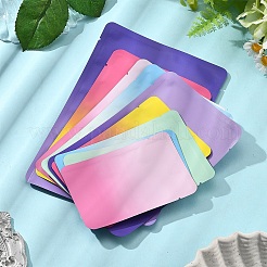 50 шт. 4 стильных двухцветных прямоугольных пластиковых подарочных пакета с застежкой-молнией OPP-FS0001-19A-3