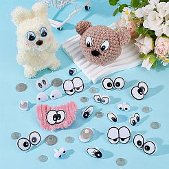 51 комплект пластиковых безопасных глаз для поделок DIY-PH0030-23