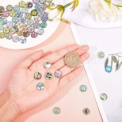 Flatback стеклянные кабошоны для поделок проектов GGLA-AR0001-01G