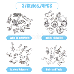 Учебная тема в тибетском стиле HJEW-FH0001-35