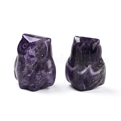 Украшения для выставки сов из натурального аметиста&nbsp;G-N345-04C