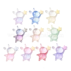 Светящиеся кабошоны из прозрачной смолы CRES-L045-06