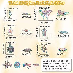 Подвески из сплава 20шт 10 стиля FIND-CA0005-82