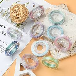 10 рулон двухслойных металлических полиэфирных ниток MCOR-YW0001-03B