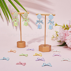 50 шт. непрозрачные бусины из сплава FIND-SP0002-43