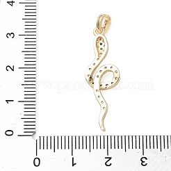 Латунные микро проложить кубического циркония подвески&nbsp;LS-KK-Q037-01B-G