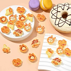 50 шт. 5 стиля кабошонов из смолы с изображением животных&nbsp;CRES-CJ0001-79