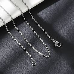 Не тускнеющие цепочки из нержавеющей стали 304 для мужчин и женщин&nbsp;NJEW-N050-A02-S15