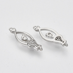 Соединители из латуни с микрочастицами и кубическим цирконием KK-T050-43P-NF