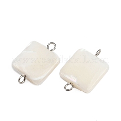 Подвески-коннекторы из натуральной ракушки&nbsp;STAS-D378-27P