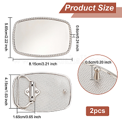 Пряжка из сплава&nbsp;LS-FIND-WH0111-298