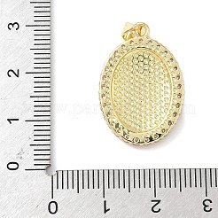 Латунные микропроволочные кубические циркониевые подвески из эмали&nbsp;KK-L239-044G