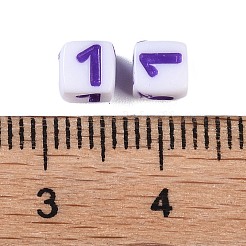 Непрозрачная акриловая бусина&nbsp;OACR-H114-02