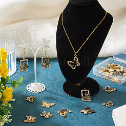 24 шт. 12 стиля подвески из сплава с черной эмалью&nbsp;FIND-TA0008-18