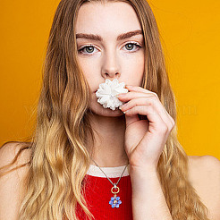 40шт 10 цвета подвески из гальванического стекла&nbsp;PALLOY-GO00014