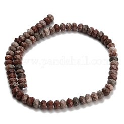 Натуральный красный линия яшмы бисер нитей G-Z111-A48