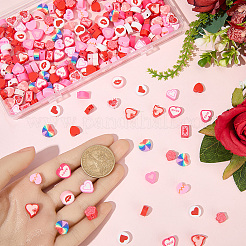 300шт 15 стиля ручной работы бусины из полимерной глины CLAY-SC0002-25