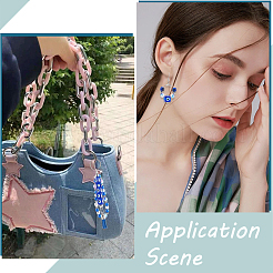 30 шт. европейские бусины от сглаза из смолы RESI-SC0006-12