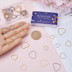 48 шт. 3 размера 2 цвета соединительное кольцо из нержавеющей стали 304 STAS-SC0007-43