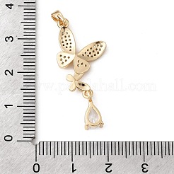 Латунные микро проложить кубического циркония подвески&nbsp;KK-C141-05KCG