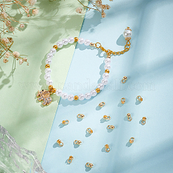 20 шт. латунные наконечники для бусин KK-BC0012-46