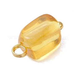 Прямоугольные подвески из натурального янтаря&nbsp;PALLOY-JF05006