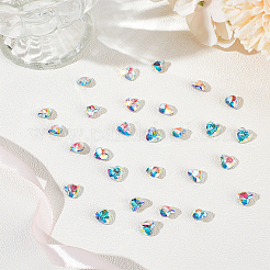 Стеклянные кабошоны со стразами RGLA-BBC0001-06