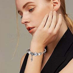 400шт 4 стильные бусины из сплава в тибетском стиле TIBE-NB0001-24