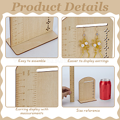 2 комплект деревянных арочных стендов для сережек с весами&nbsp;EDIS-FG0001-68