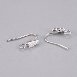 Латунные крючки для сережек&nbsp;KK-L198-013P