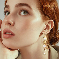 40 шт. 2 цвета латунные подвески-соединители с покрытием из стойки KK-HS0014-97