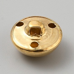 Кнопки с хвостовиком из цинкового сплава на 1 отверстие&nbsp;BUTT-WH0028-119B-G