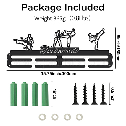 Спортивная тема железная вешалка для медалей настенная стойка для дисплея ODIS-WH0021-539