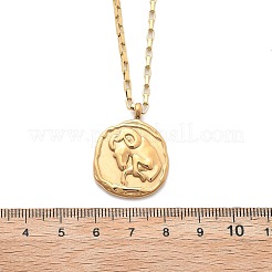 Ожерелья с подвесками в виде созвездий из нержавеющей стали 304 NJEW-K392-01G-01