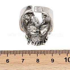 Кольца-манжеты из сплава для мужчин на Хэллоуин RJEW-D328-04AS