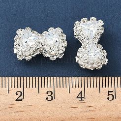 Латунные микро проложить кубического циркония бусы KK-S336-05S-02A