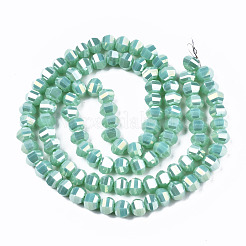 Стеклянные бусины с гальваническим покрытием &nbsp;EGLA-S194-01A-A04