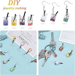 Наборы для самостоятельного изготовления 24 пары сережек-подвесок в летнем стиле DIY-NB0004-86P