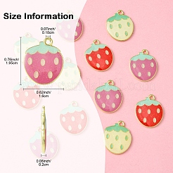 12шт 3 цвета светлые позолоченные подвески из сплава с эмалью&nbsp;FIND-FS0002-82