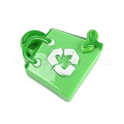 Тема защиты окружающей среды непрозрачные смоляные кабошоны CRES-Z013-03C