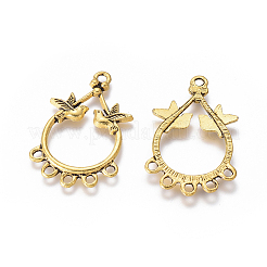 Тибетский стиль компоненты сплава люстра соединения&nbsp;PALLOY-K209-02A-AG