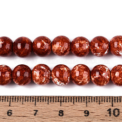 Выпечка краска бисер пряди DGLA-N016-8mm-06-1