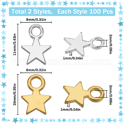 200 шт. 2 стиля подвески из сплава в тибетском стиле FIND-SC0007-64-1