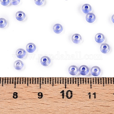 6/0 прозрачные внутри цветные стеклянные круглые бусины SEED-N006-004F-1