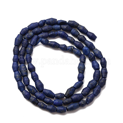 Нитки бусины из натурального ляписа-лазури G-F808-J01-01-1