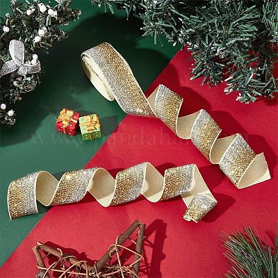 Блестящая нейлоновая лента SRIB-WH0011-044-1