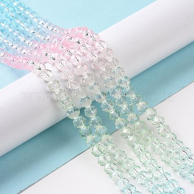 Прозрачные стеклянные бусины&nbsp;GLAA-L045-01A-05-1