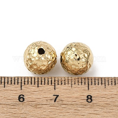 Текстурированные бусины из нержавеющей стали 304 STAS-I358-10G-03-1