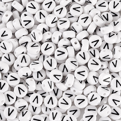 500шт акриловые бусины&nbsp;SACR-TA0001-55V-1